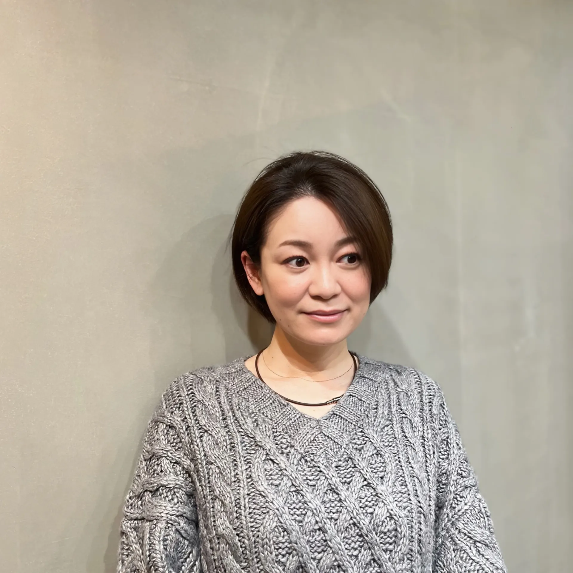 上総一ノ宮で人気。50代女性のための洗練ボブスタイル